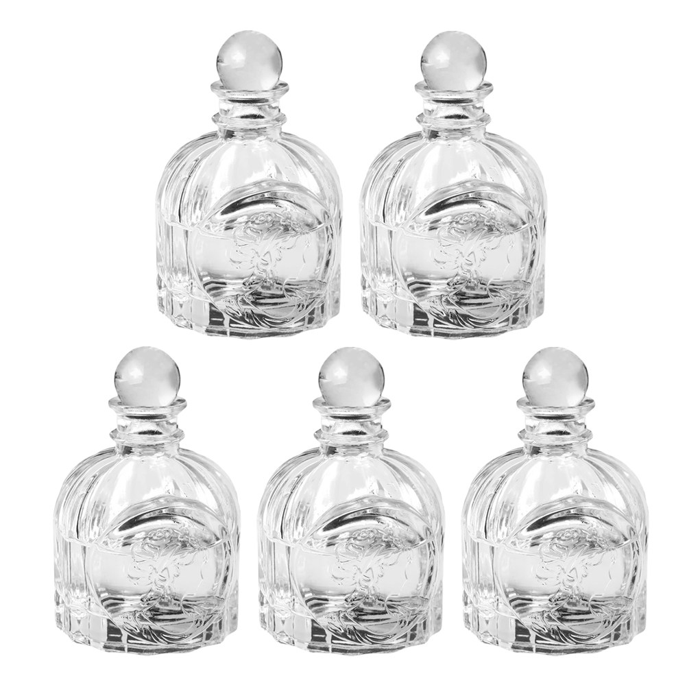 Home Fragrance Us - 5Sets Fragrance Bottles Transparent French Style