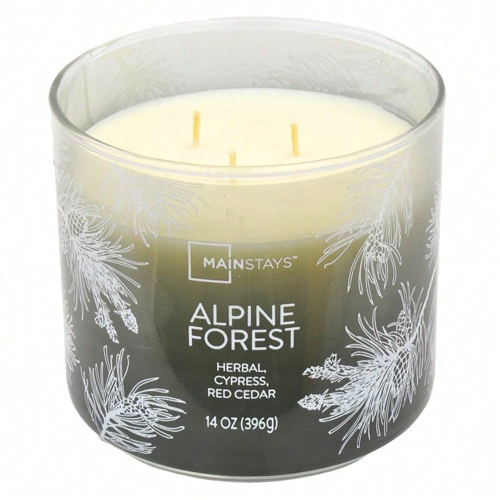 Home Fragrance Us - 3-Wick Ombre Wrapped Alpine Forest Scented