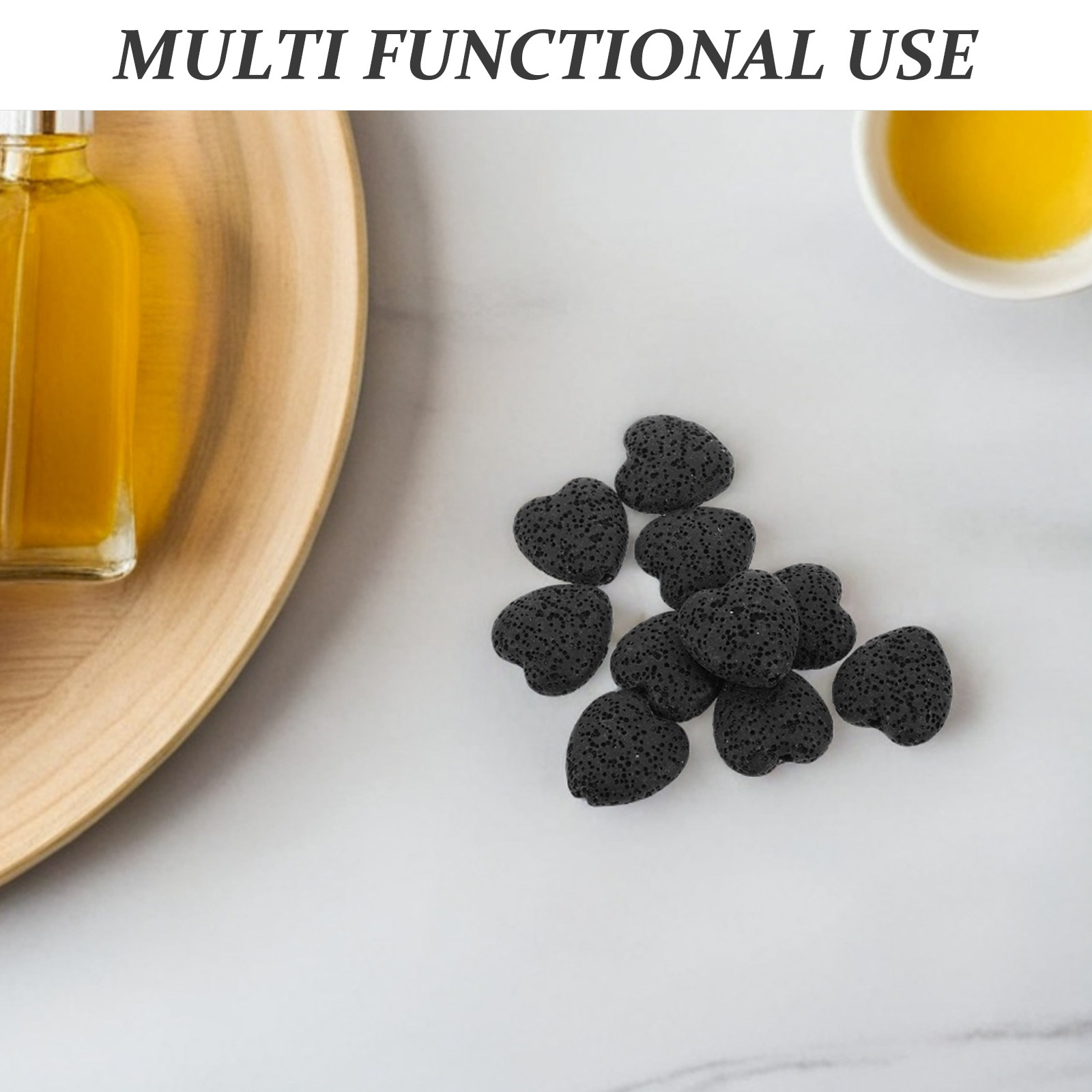 20Pcs Heart Volcanic Lava Rock - Home Fragrance Us avis et prix
