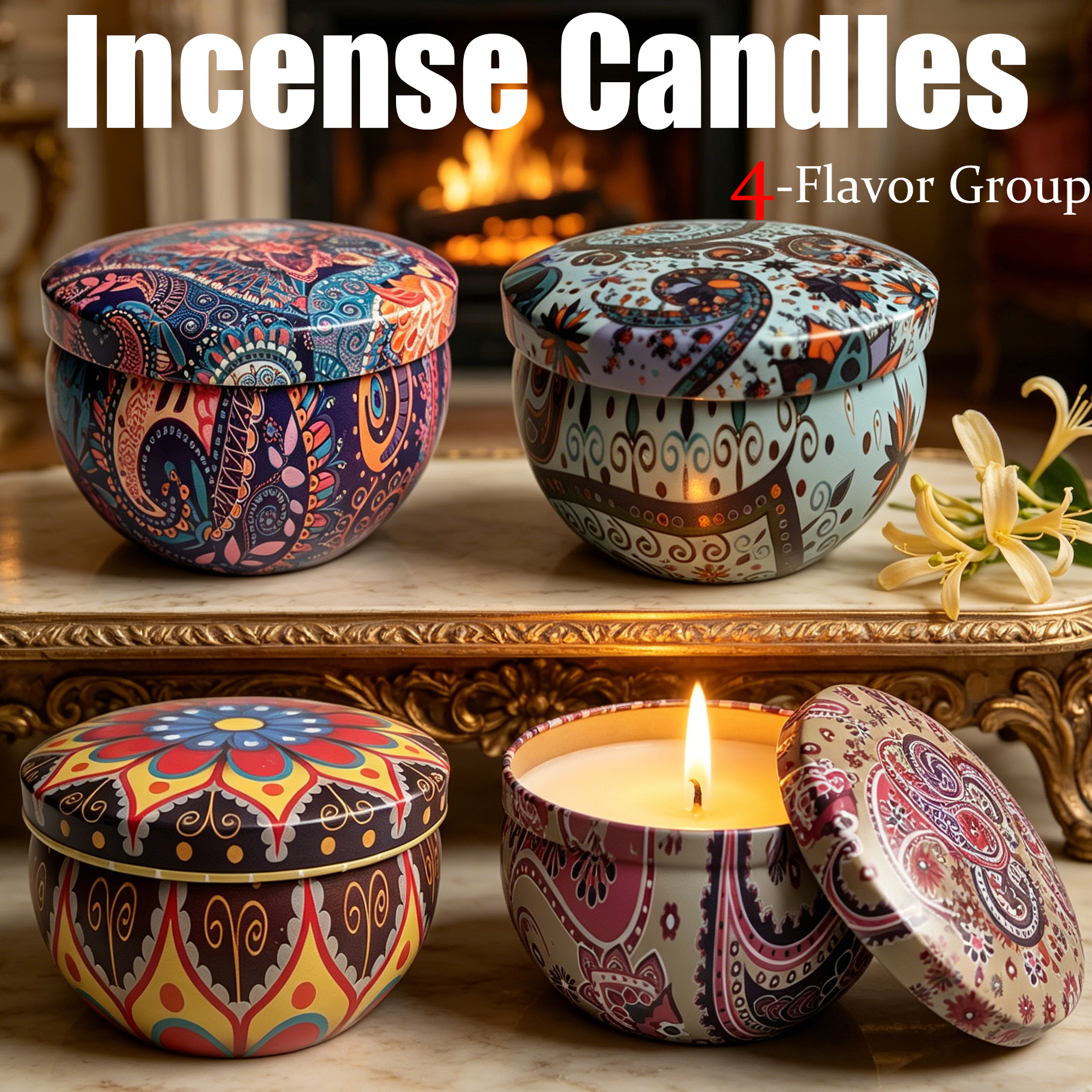 Exquisite Scented Candles in a - Home Fragrance Lemongrass avis et prix