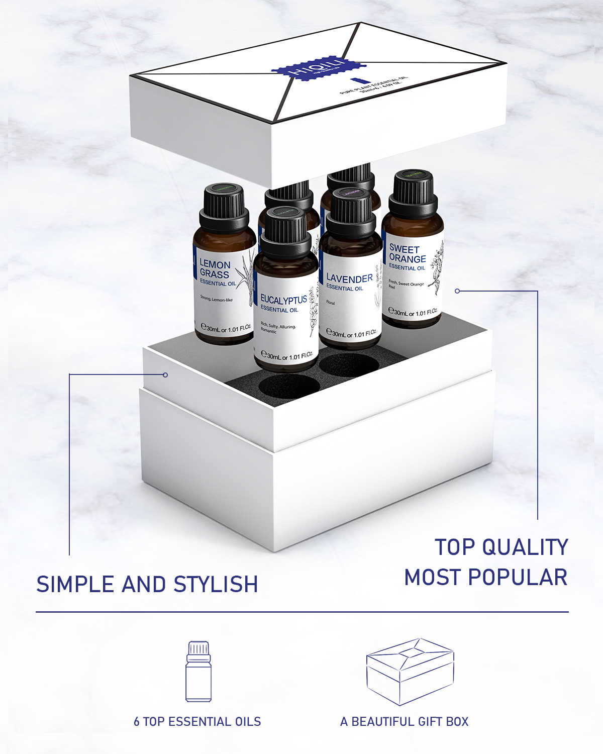 HIQILI 30ML 6-piece Set, Exqui - Home Fragrance Us avis et prix
