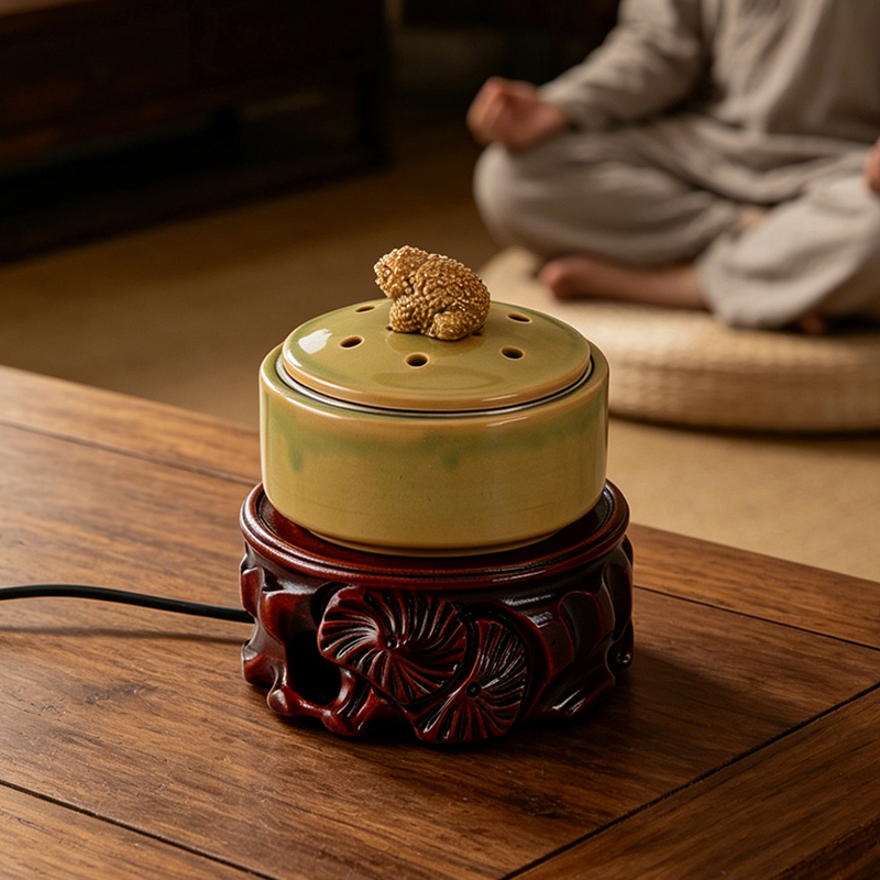 Ceramic Electronic Incense Bur - Home Fragrance Oils For Oil Burners avis et prix