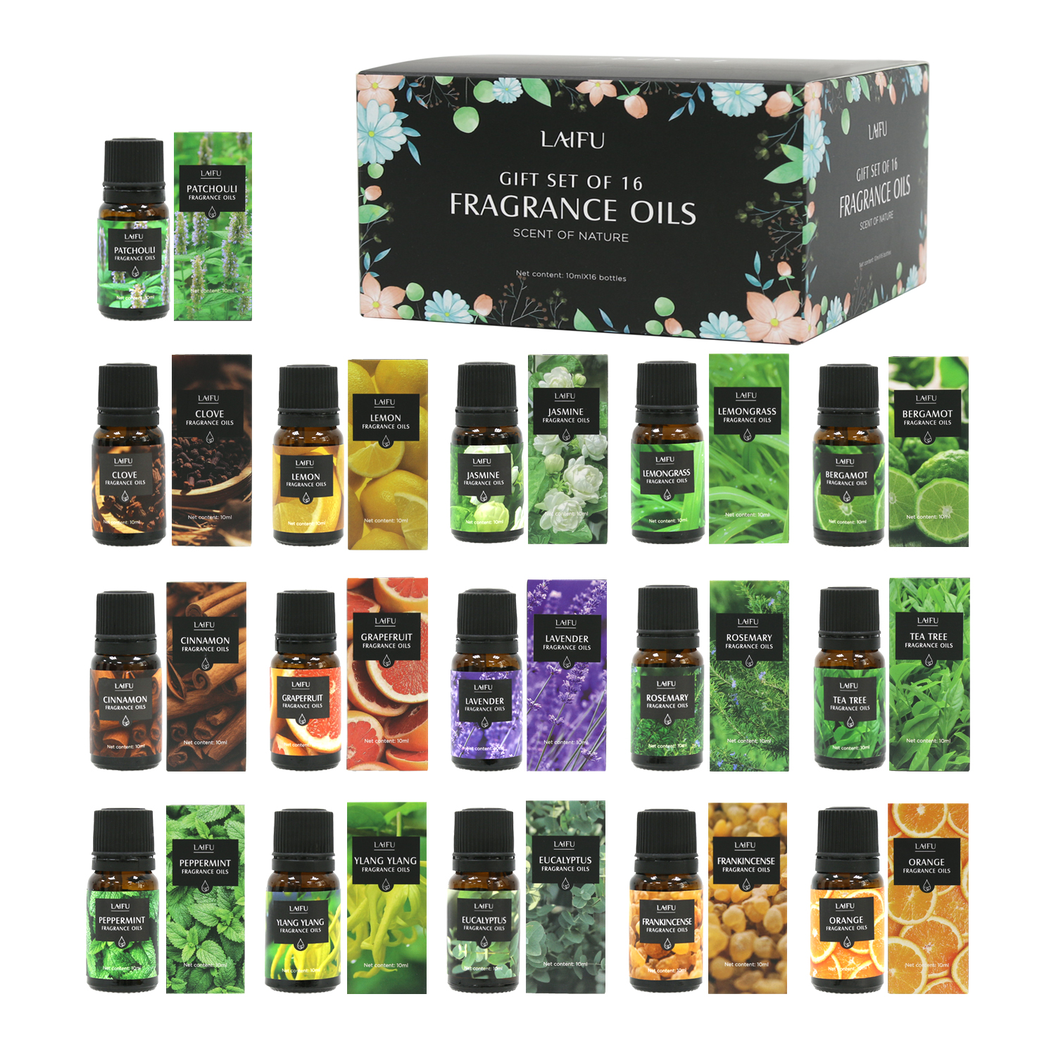 16x10ml Essential Oils Set for - Home Fragrance Oud avis et prix