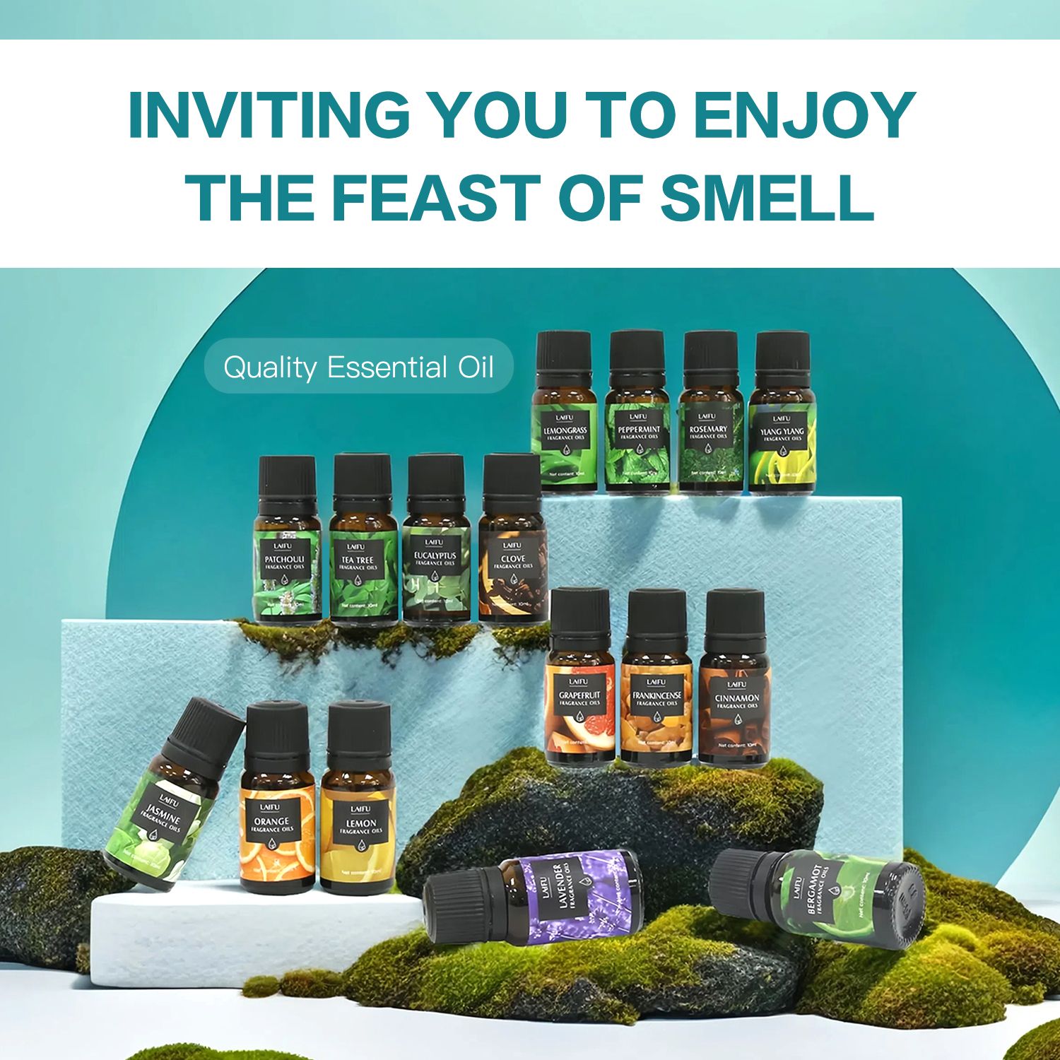 16x10ml Essential Oils Set for - Home Fragrance Oud avis et prix
