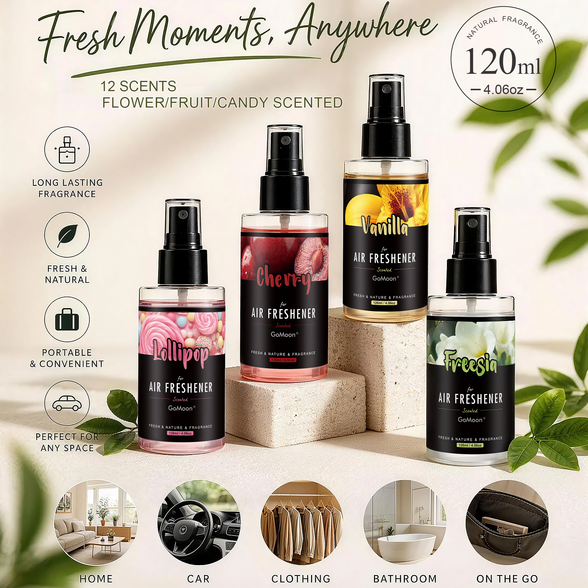 flower/fruit/candy scent car f - Home Fragrance Hotel Collection avis et prix