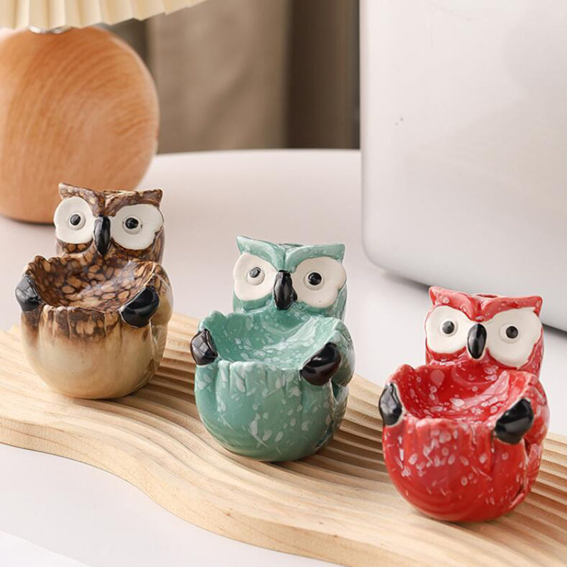 Ceramic Hollow Owl Aromatherap - Home Fragrance Oils For Oil Burners avis et prix