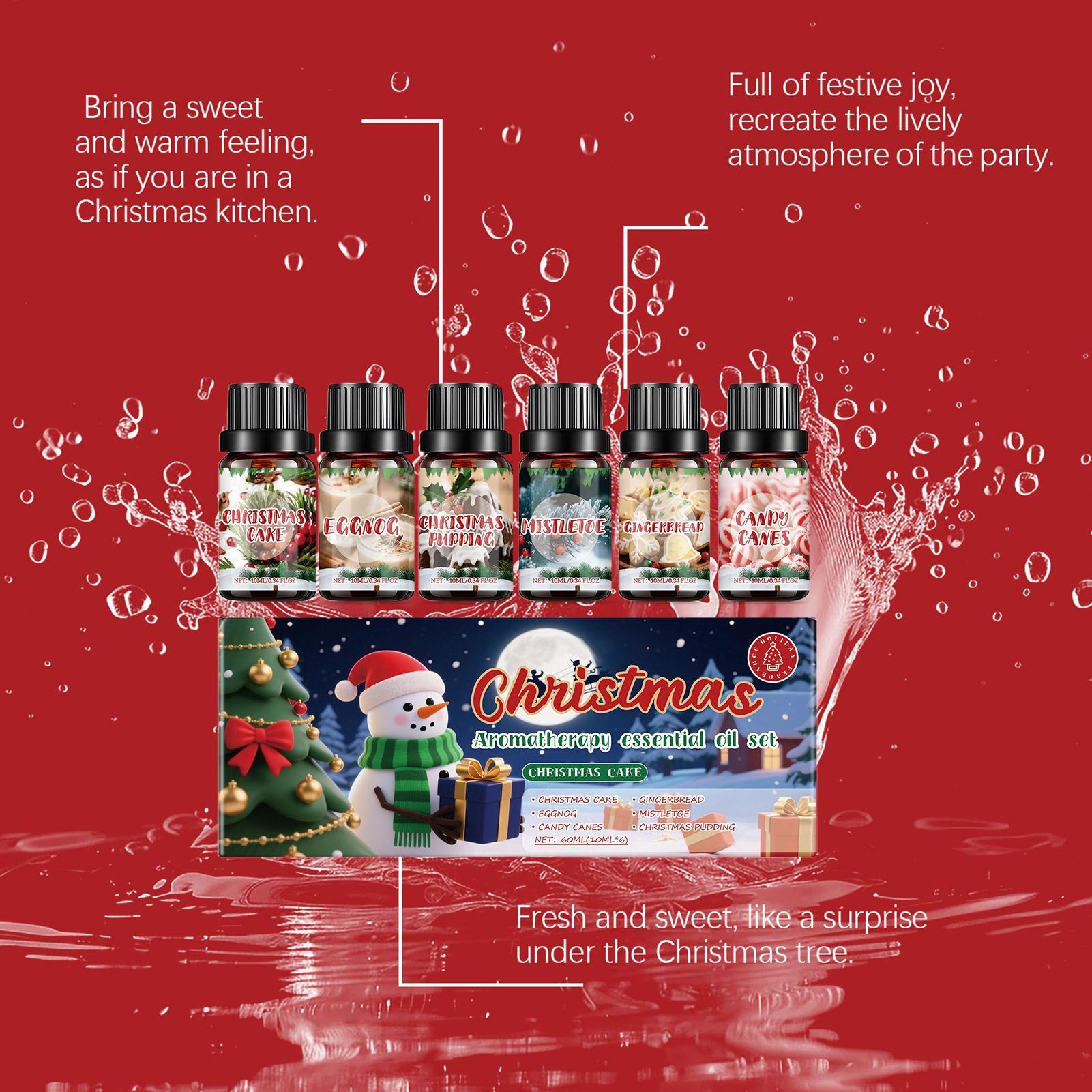 6 Pcs Christmas Fragrance Oils - Xmas Home Fragrance avis et prix