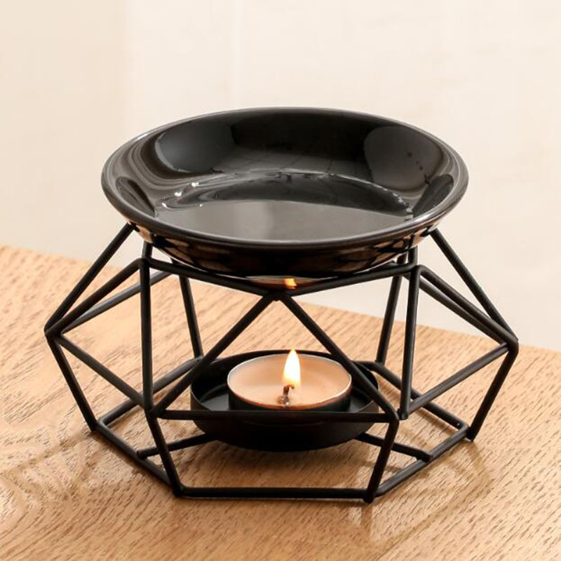 Ceramic Bowl Iron Rack Black C - Home Fragrance Oils For Oil Burners avis et prix