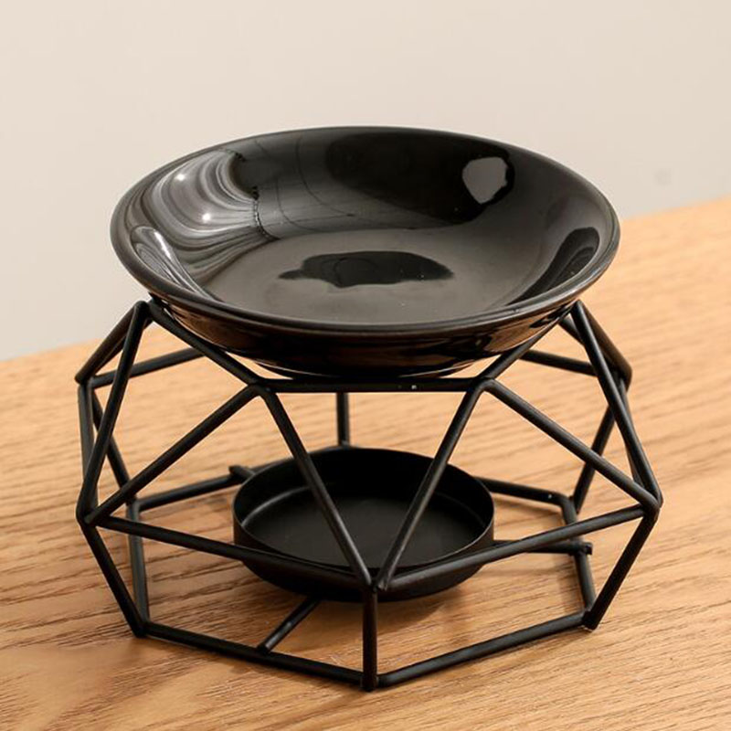 Ceramic Bowl Iron Rack Black C - Home Fragrance Oils For Oil Burners avis et prix