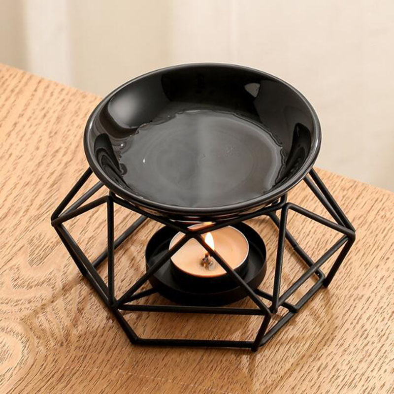 Ceramic Bowl Iron Rack Black C - Home Fragrance Oils For Oil Burners avis et prix