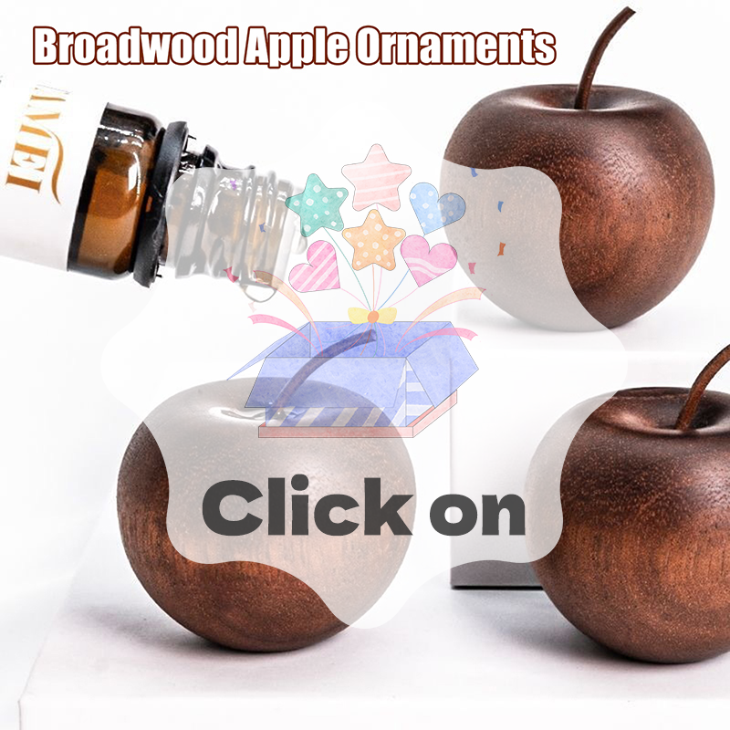 1PCS Of Wooden Apple Shaped Es - Home Fragrance Us avis et prix