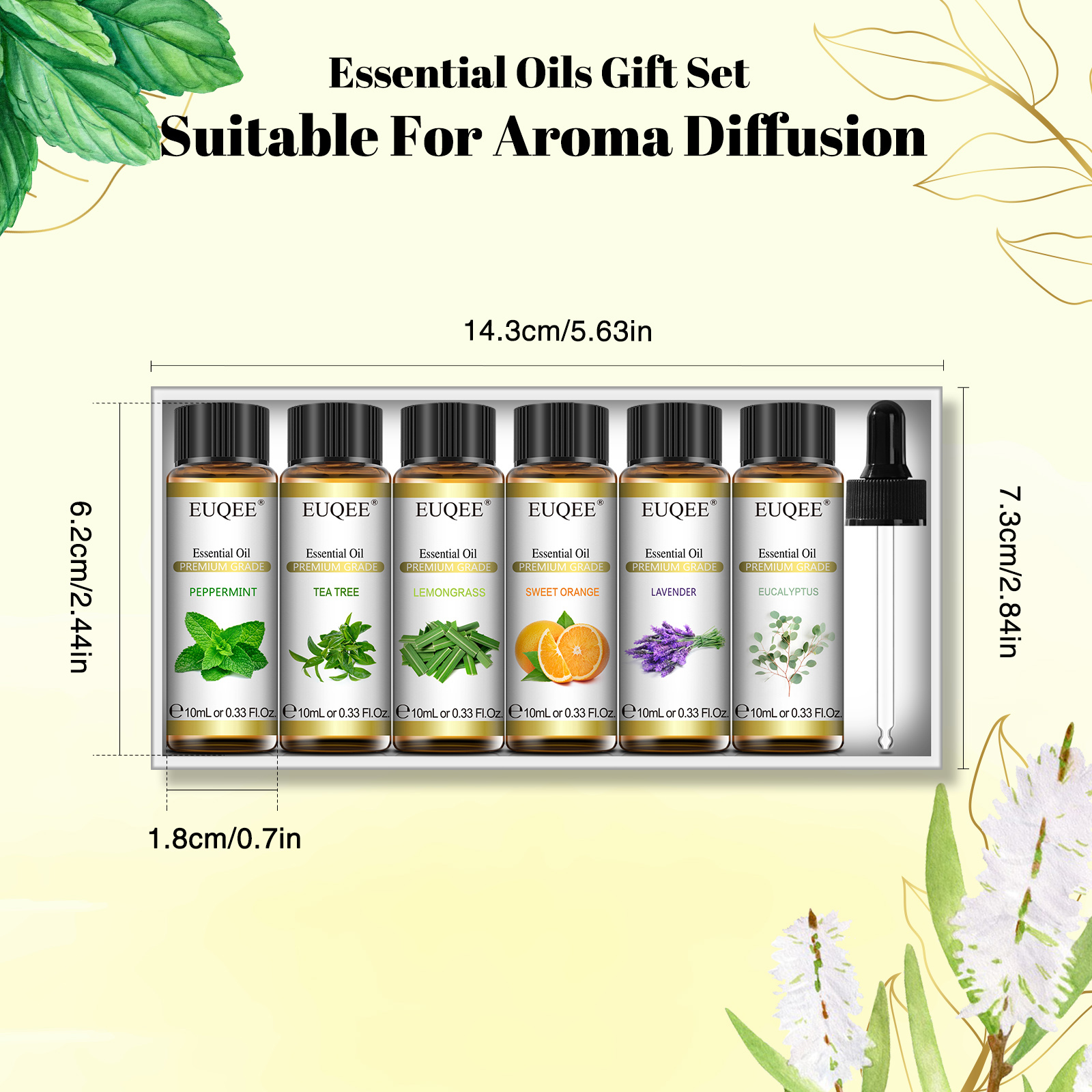 EUQEE Lavender Eucalyptus Pepp - Home Fragrance Lemongrass avis et prix