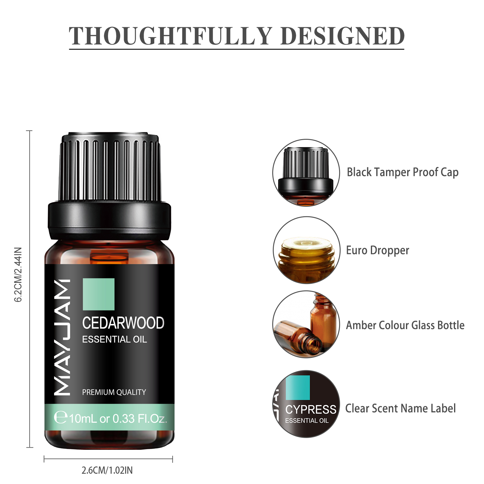 10ml Cedarwood Lemongrass Rose - Home Fragrance Lemongrass avis et prix