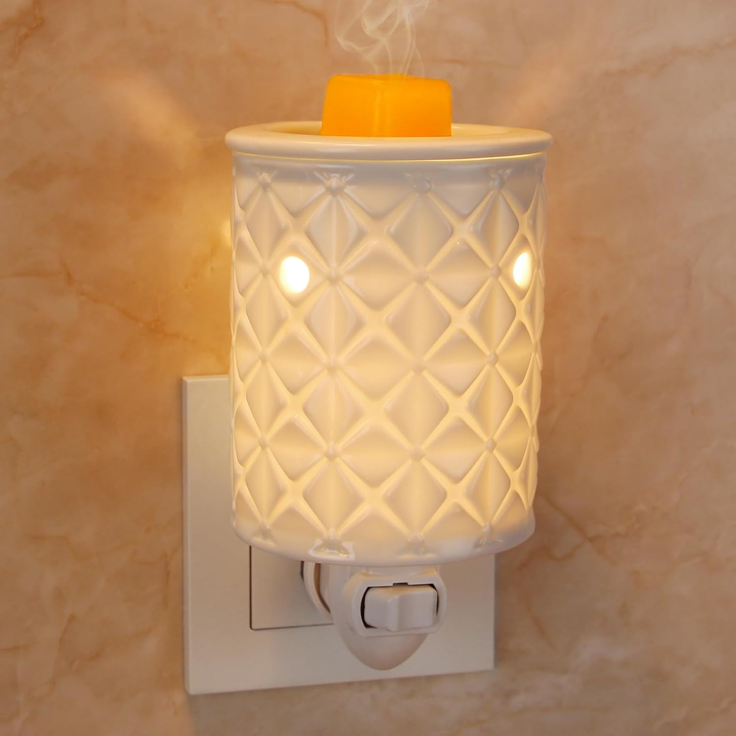 Plug in Wax Melt Warmer, Ceram - Home Fragrance Oils For Oil Burners avis et prix