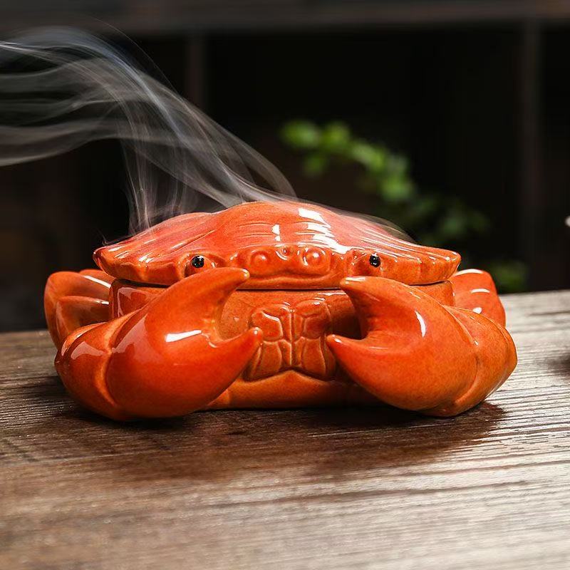 Funny Crab Shaped Incense Stov - Xmas Home Fragrance avis et prix