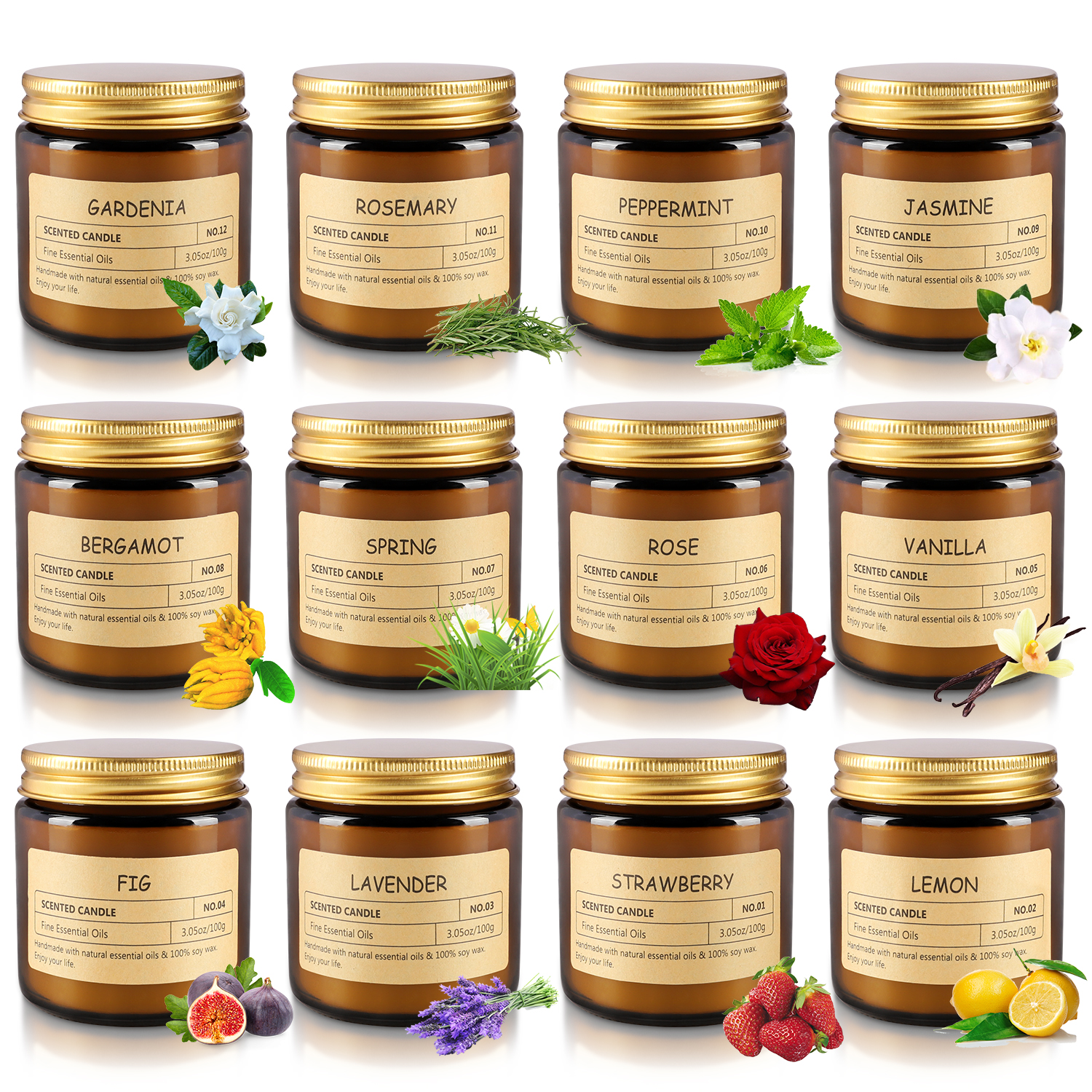 12 sachet scented candles with - Home Fragrance Us avis et prix