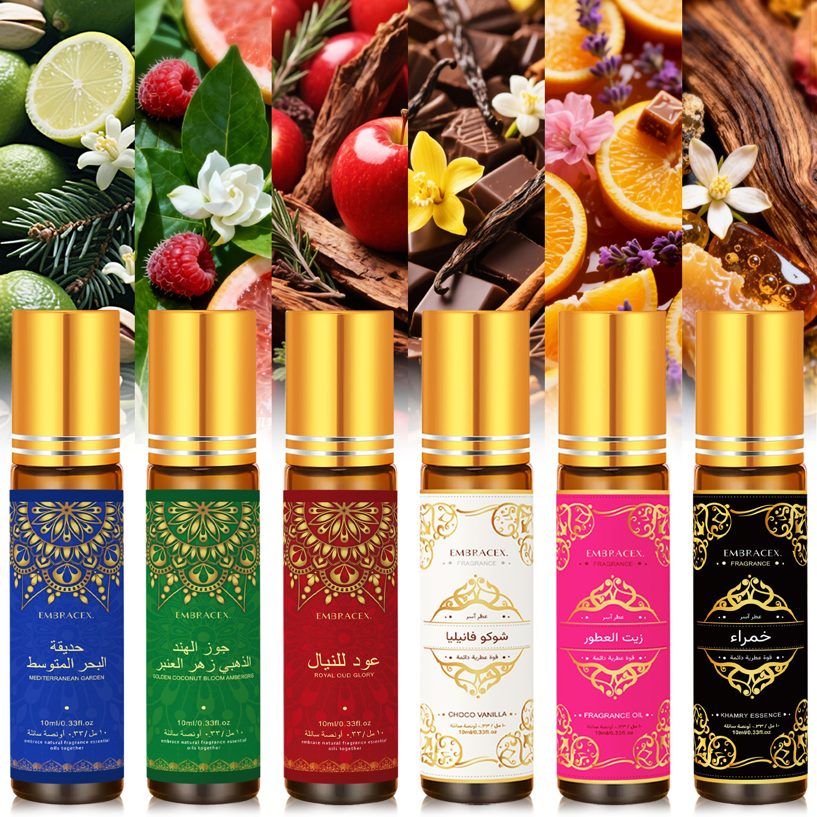 8PC/1PC 10ml Roller Essential  - Home Fragrance Oil avis et prix
