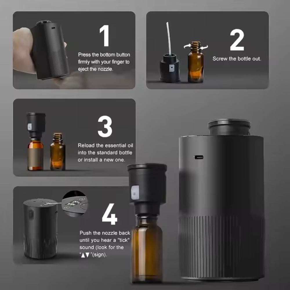 Portable Essential Oil Diffuse - Home Fragrance Oil avis et prix